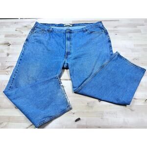 Levi's 50x29 550 Relaxed Fit Dark Medium Wash Denim Jeans